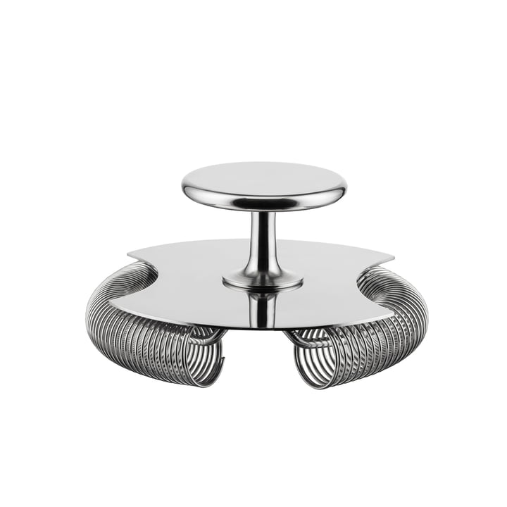 The Tending Box Double bar strainer from Alessi in stainless steel finish