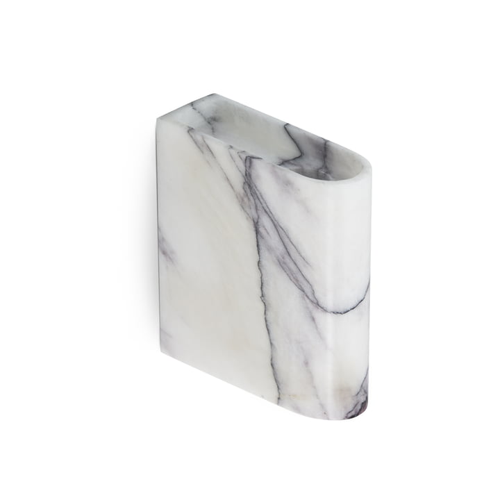 Monolith Wall candlestick from Northern in the finish marble white