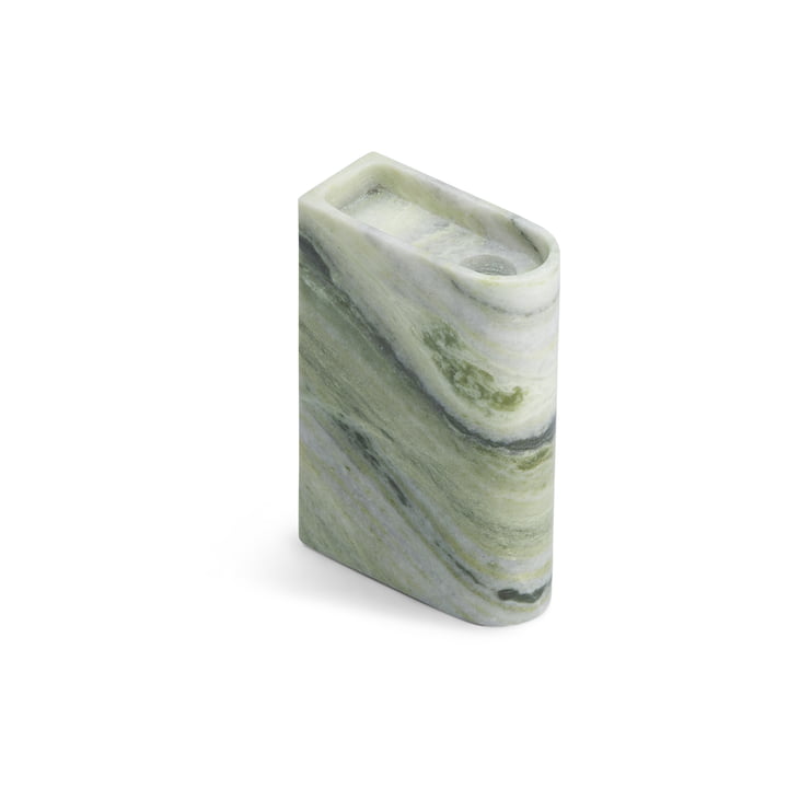 Monolith Candlestick medium from Northern in the finish marble green