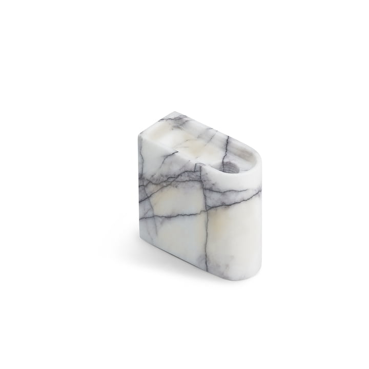 Monolith Candlestick low from Northern in the finish marble white