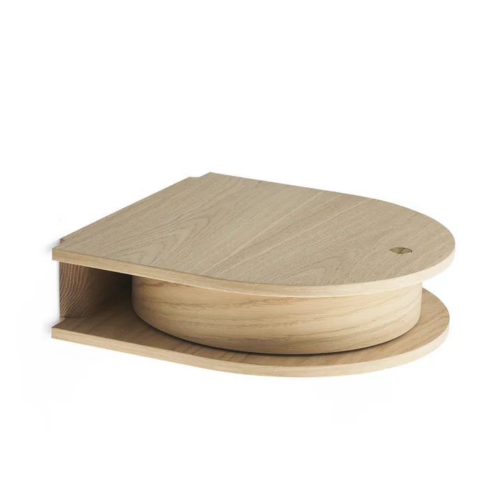 Valet Wall shelf small from Northern in oiled oak finish