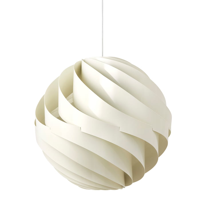 Turbo Pendant lamp from Gubi in the finish alabaster white