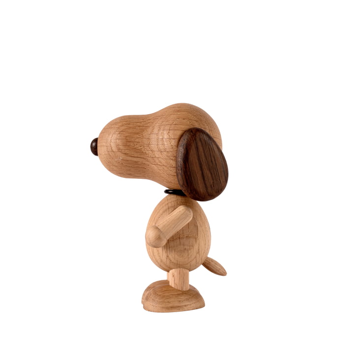 Snoopy Wooden figure, small, oak from boyhood