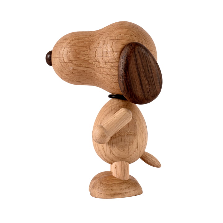 Snoopy Wooden figure, large, oak from boyhood