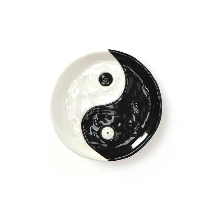 Yin Yang Incense holder from Doiy in the version black / white