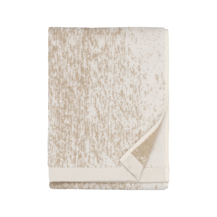 Kuiskaus Towel from Marimekko in the design gray / off-white