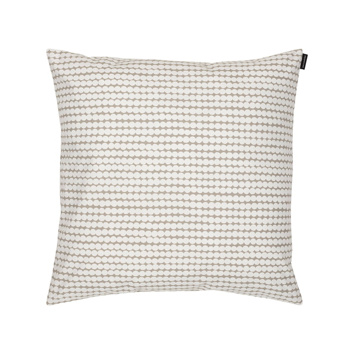 Räsymatto Pillowcase from Marimekko in the version light gray / off-white