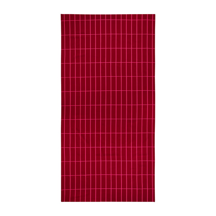 Tiiliskivi Table cloth from Marimekko in the design red / pink