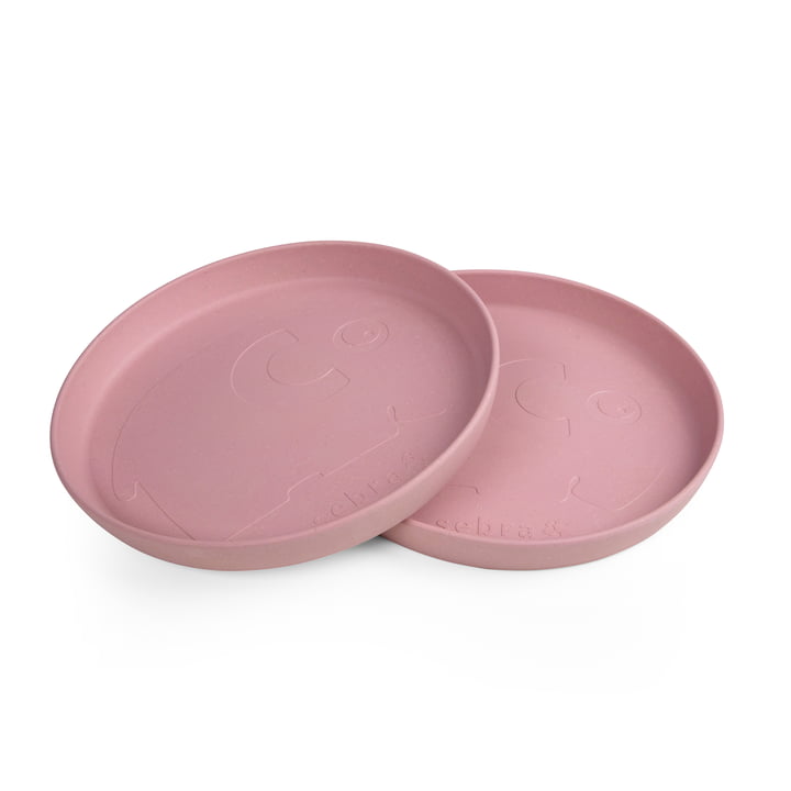 Mums Children's plate from Sebra in the version blossom pink