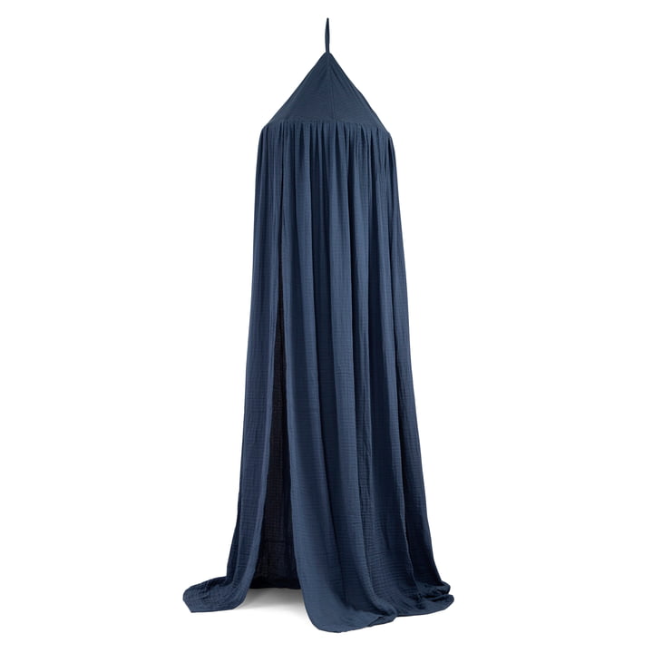 Bed canopy from Sebra in the version bedtime blue
