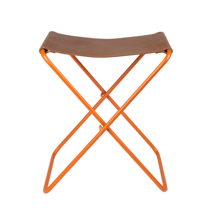 Nola Folding stool, pumpkin orange from Broste Copenhagen