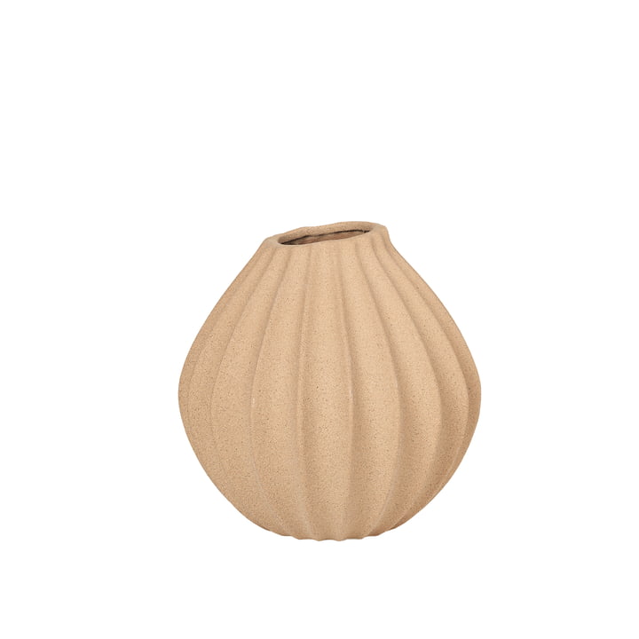 Wide Vase, Ø 25 x H 25 cm, indian tan from Broste Copenhagen