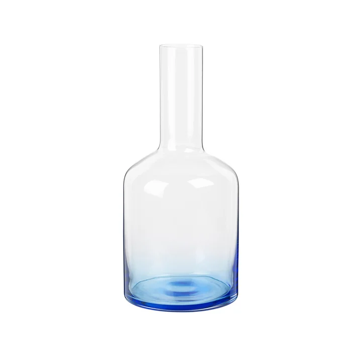 Hue Carafe 110 cl, clear / blue from Broste Copenhagen