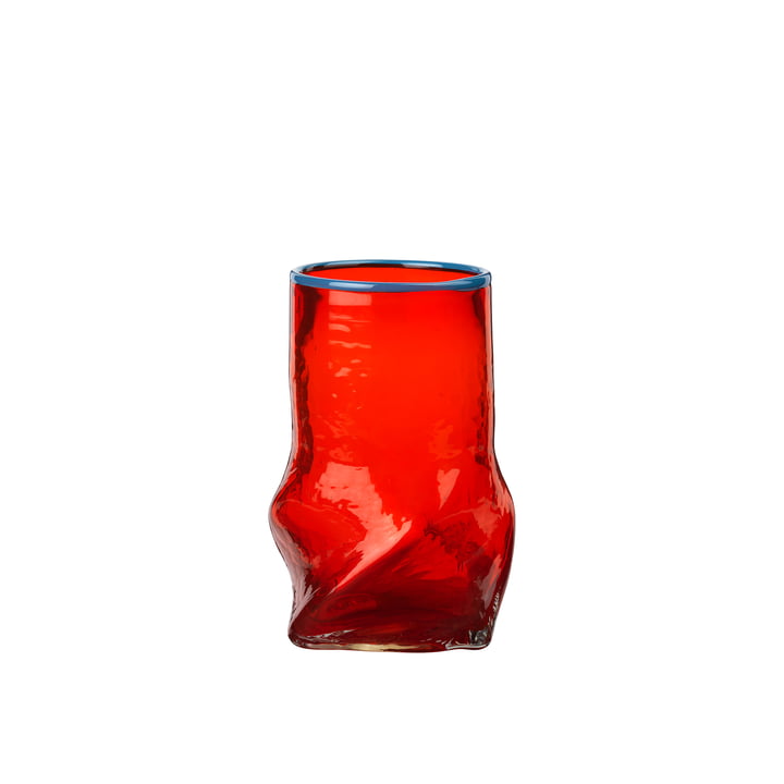 Ellen Vase, h 22 cm, red from Broste Copenhagen