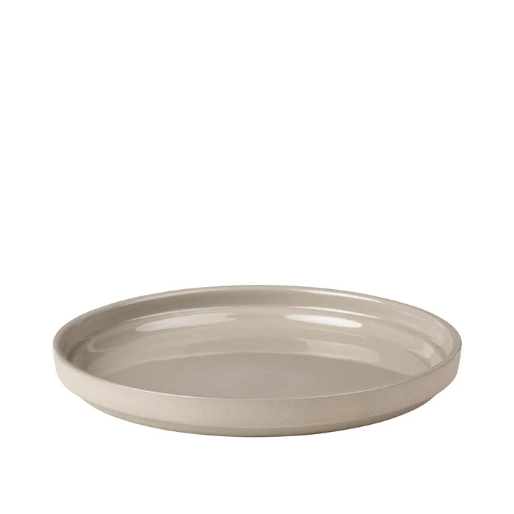 Nordic Bistro dessert plate, Ø 21 x 2. 4 cm, beige by Broste Copenhagen