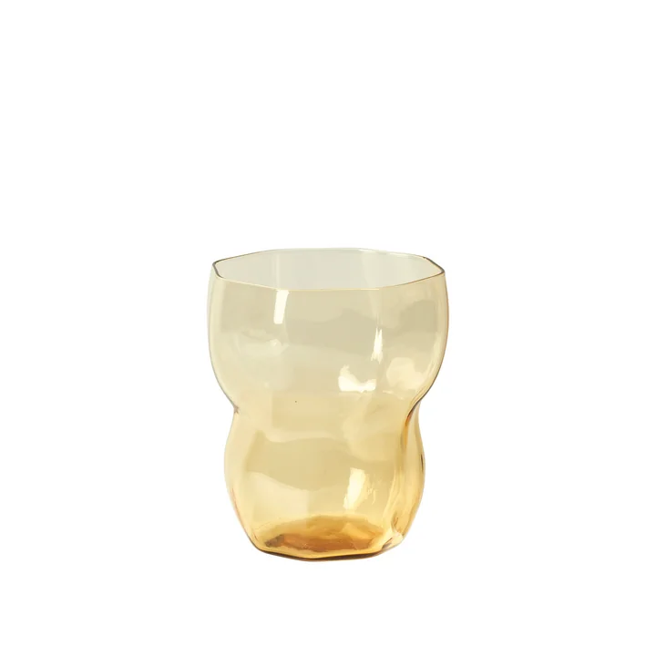 Limfjord Drinking glass, 250 ml, amber from Broste Copenhagen