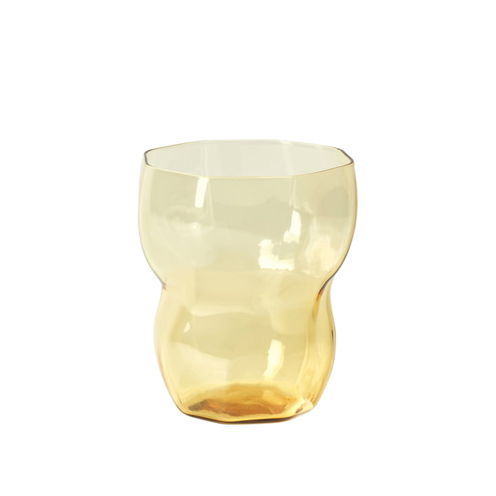 Limfjord Drinking glass, 350 ml, amber from Broste Copenhagen