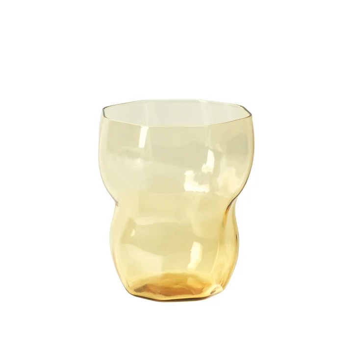 Limfjord Drinking glass, 350 ml, amber from Broste Copenhagen