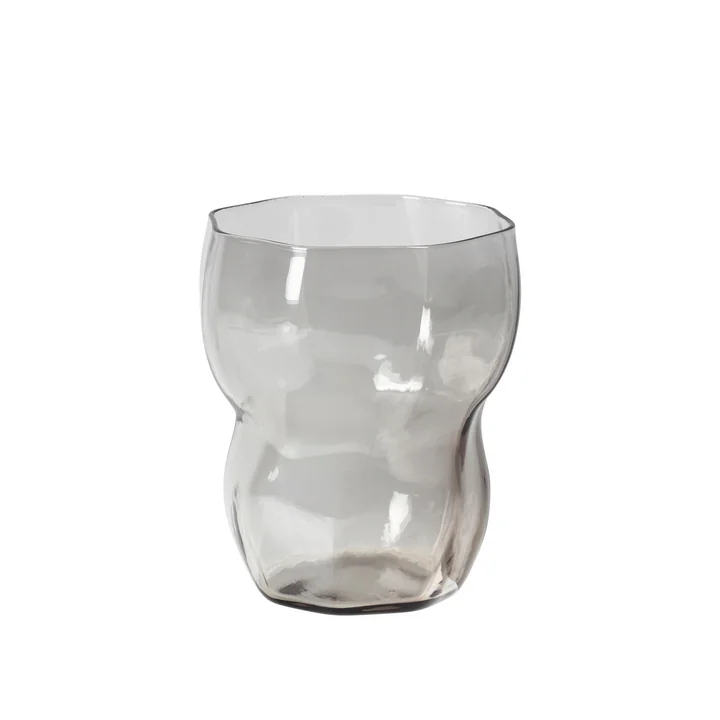 Limfjord Drinking glass, 350 ml, light grey from Broste Copenhagen
