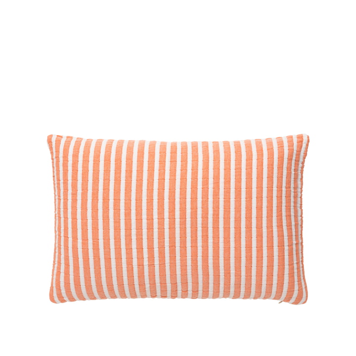 Evi Pillowcase, 60 x 40 cm, pumpkin orange / white by Boste Copenhagen