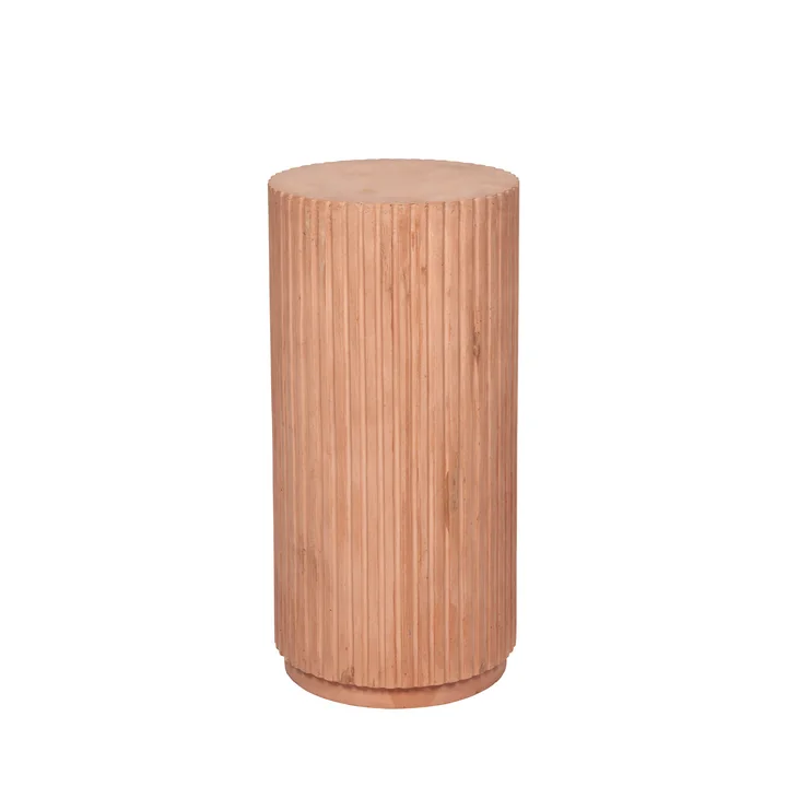 Rillo Podium, Ø 3 8. 5 x 78 cm, camel from Broste Copenhagen