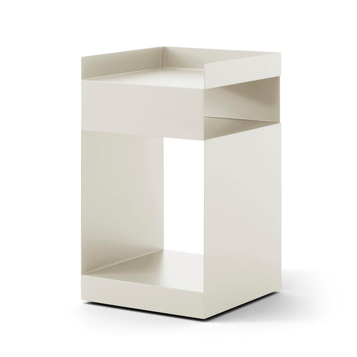 Rotate side table, ivory from & Tradition