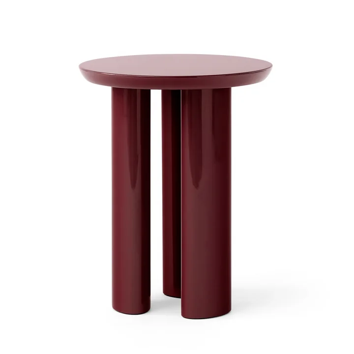 Tung side table, burgundy red from & Tradition