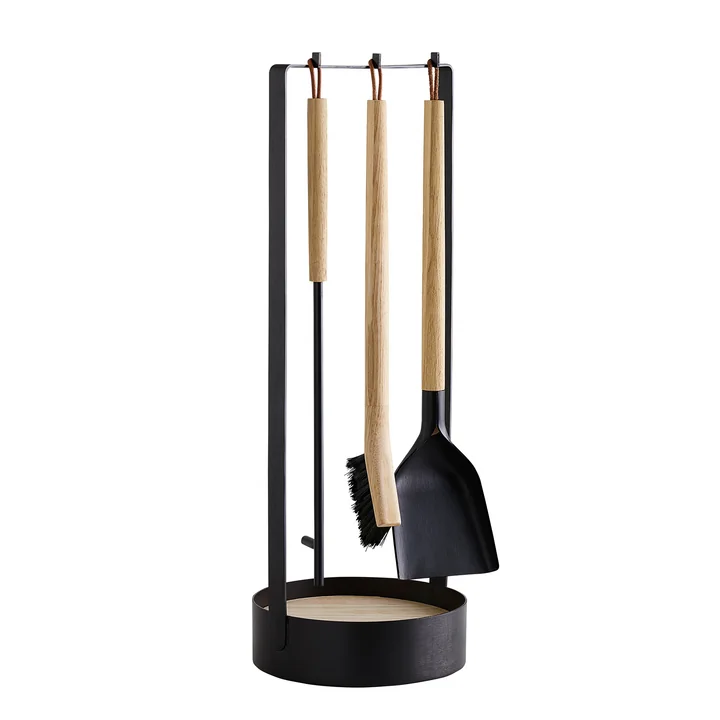 Adrian Fireplace set, black (5 pcs.) from Morsø