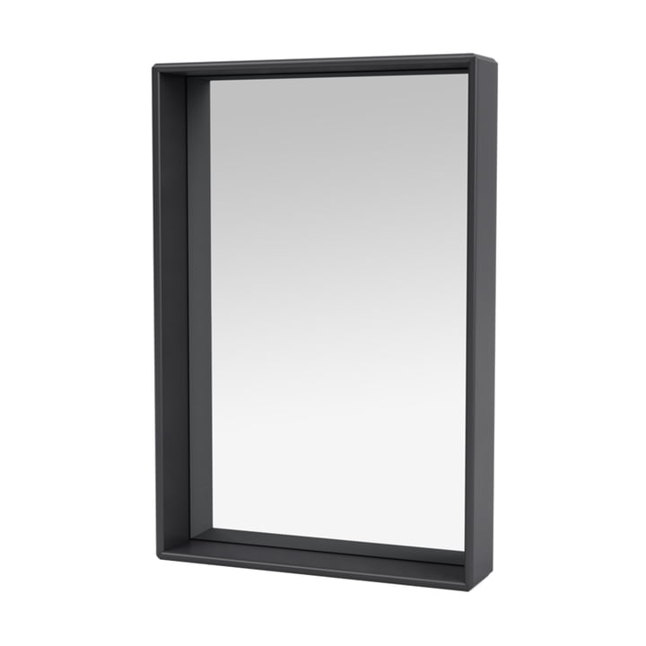 Shelfie Mirror with shelf frame from Montana in color anthracite