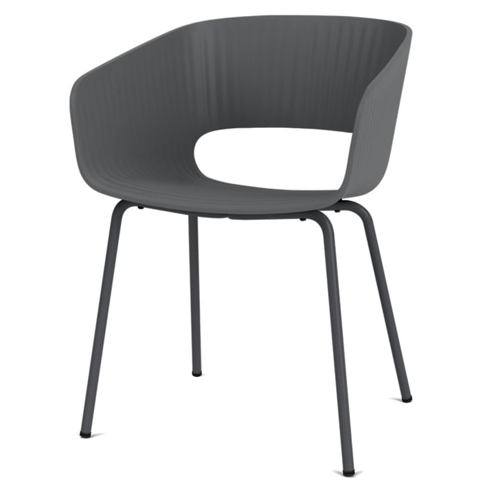 Marée 401 Dining Chair from Montana in the version anthracite / anthracite