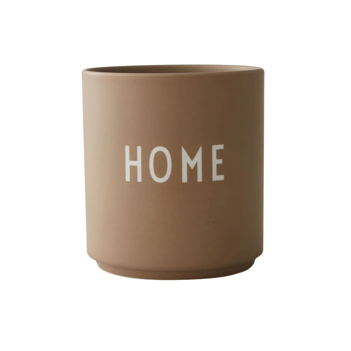 AJ Favourite Porcelain mug, Home / brown by Design Letters