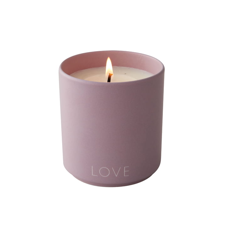 Scented candle, Love / lavender from Design Letters