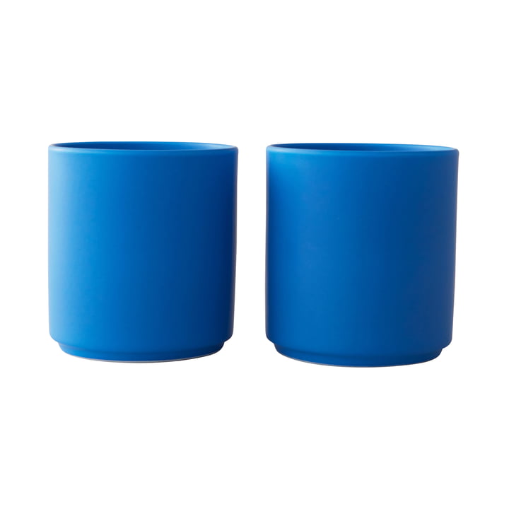 The Mute Favourite Porcelain mug, 250 ml, cobalt blue (set of 2) from Design Letters