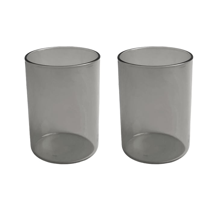 The Mute Favourite Drinking glass, smoke (set of 2) from Design Letters