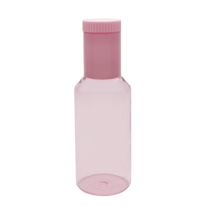 Tube Glass carafe, 1 l, pink / milky pink from Design Letters
