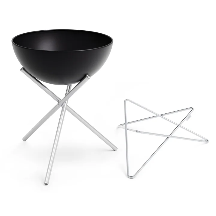 Bowl 57 Fire pit flex with star base and tripod from höfats