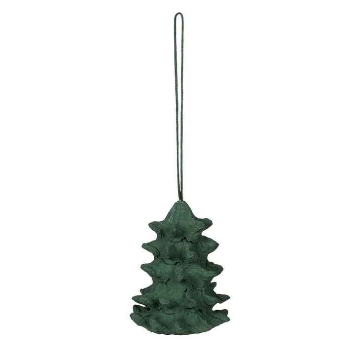 Broste Copenhagen - Christmas Pulp Deco pendant, fir tree, thyme