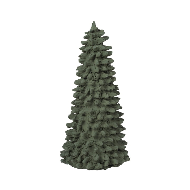 Pulp Deco fir tree, h 30 cm, thyme from Broste Copenhagen