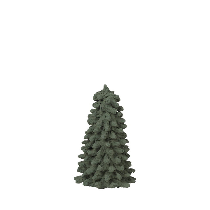 Pulp Decorative fir tree, h 16 cm, thyme from Broste Copenhagen