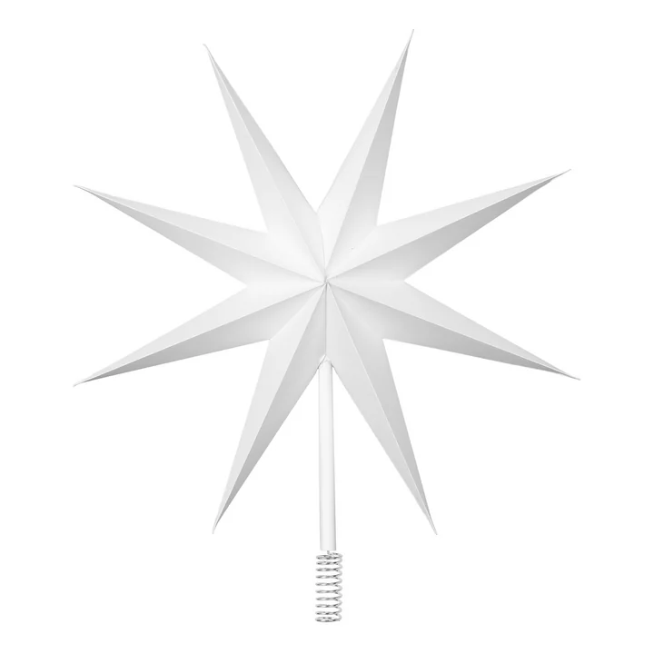 Top Star Christmas tree top, Ø 30 cm, white from Broste Copenhagen