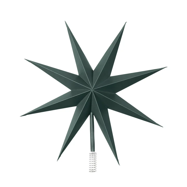 Top Star Christmas tree top, Ø 30 cm, deep forest from Broste Copenhagen