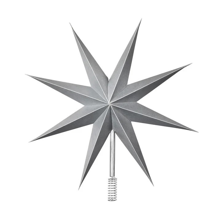 Top Star Christmas tree top, Ø 30 cm, silver from Broste Copenhagen