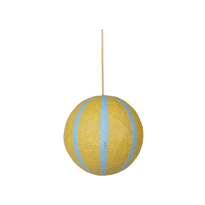 Broste Copenhagen - Sphere Christmas tree ball, Ø 12 cm, pigeon blue