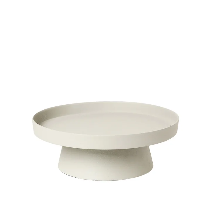 Holger Candle tray, Ø 35 cm, sand from Broste Copenhagen