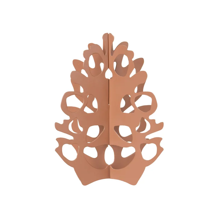 Broste Copenhagen - Christmas Cone Table decoration, Ø 16 cm, caramel brown