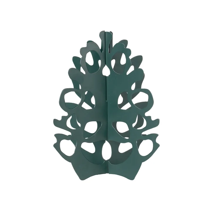 Broste Copenhagen - Christmas Cone Table decoration, Ø 16 cm, forest green