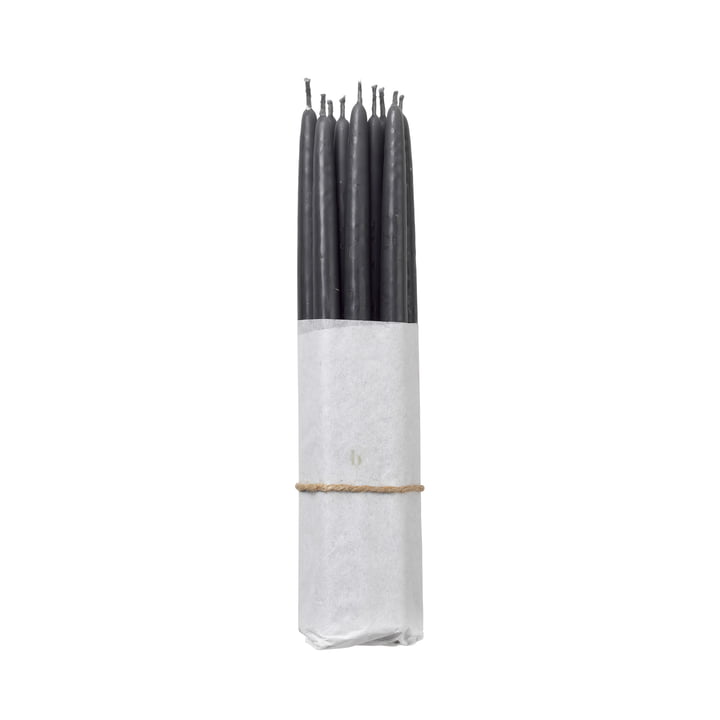 Tapers Dipped taper candles, Ø 1.2 cm, nothern dusk (set of 10) from Broste Copenhagen