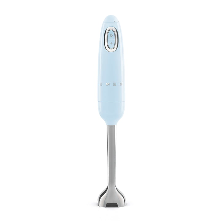 50's style hand blender HBF11 from Smeg in color pastel blue