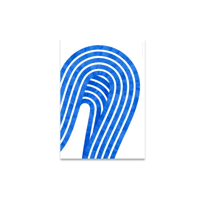 Entropy Blue 01 Poster from Paper Collective in the version 30 x 40 cm