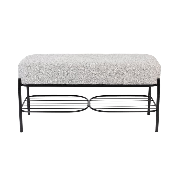 Comfy Bench from Livingstone in the finish black / gray